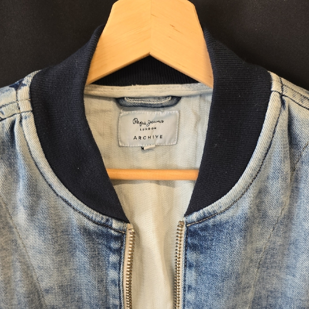 Pepe Jeans Light Blue Bomber Jacket